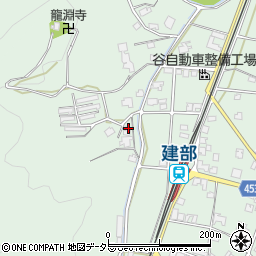 岡山県岡山市北区建部町中田424-1周辺の地図