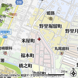 兵庫県姫路市五郎右衛門邸41周辺の地図