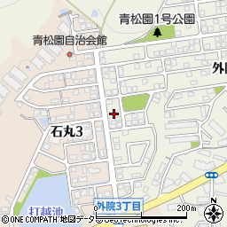 大阪府箕面市外院3丁目15周辺の地図