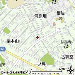 愛知県豊川市御油町河原畑129周辺の地図