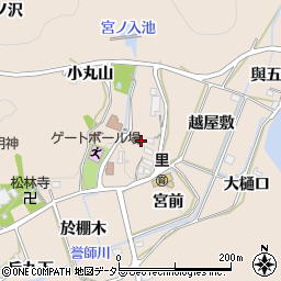 愛知県額田郡幸田町深溝一之宮周辺の地図