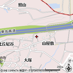 愛知県豊橋市賀茂町山屋敷周辺の地図