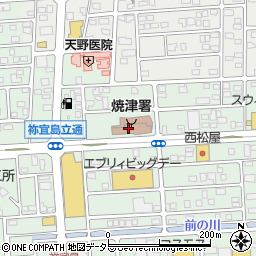 焼津市役所防災部　防災計画課周辺の地図