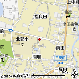 愛知県蒲郡市清田町前田2周辺の地図