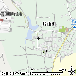 兵庫県小野市片山町周辺の地図