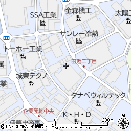 大阪府枚方市招提田近周辺の地図