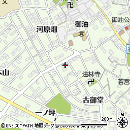 愛知県豊川市御油町古御堂69周辺の地図