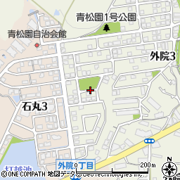 大阪府箕面市外院3丁目16周辺の地図