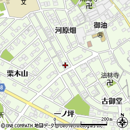愛知県豊川市御油町河原畑95周辺の地図