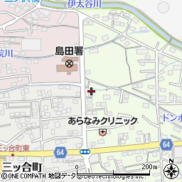 静岡県島田市三ッ合町1425周辺の地図