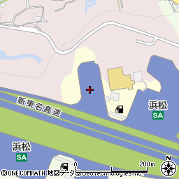 新東名高速道路　浜松ＳＡ（上）周辺の地図