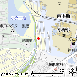 兵庫県小野市大島町352-103周辺の地図