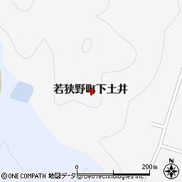 兵庫県相生市若狭野町下土井周辺の地図