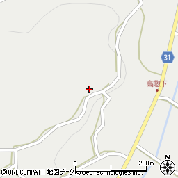 岡山県加賀郡吉備中央町上竹2734周辺の地図