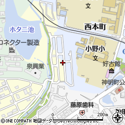 兵庫県小野市大島町352-87周辺の地図