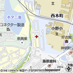 兵庫県小野市大島町352-88周辺の地図