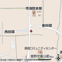 京都府城陽市富野東田部21周辺の地図