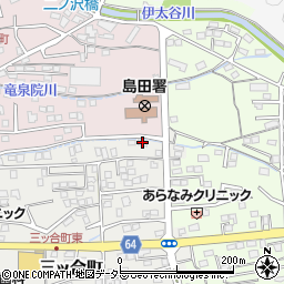 静岡県島田市三ッ合町1218-6周辺の地図