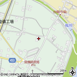 岡山県岡山市北区建部町中田341-5周辺の地図