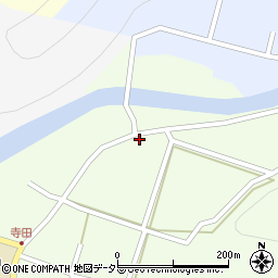 兵庫県相生市若狭野町寺田195周辺の地図