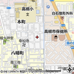 大阪府高槻市本町12周辺の地図