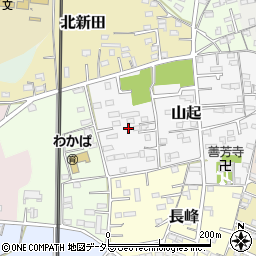 愛知県知多郡武豊町山起周辺の地図