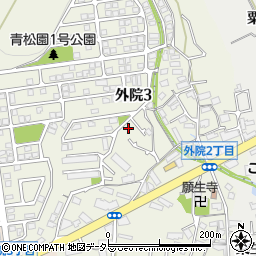 大阪府箕面市外院3丁目11-6周辺の地図