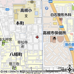 大阪府高槻市本町12-6周辺の地図