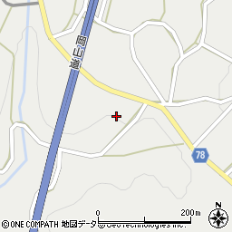 岡山県加賀郡吉備中央町上竹3404周辺の地図