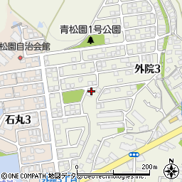 大阪府箕面市外院3丁目18-8周辺の地図