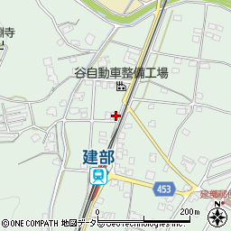 岡山県岡山市北区建部町中田390-3周辺の地図