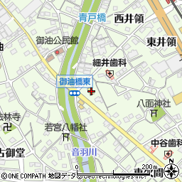 ローソン豊川御油町店周辺の地図