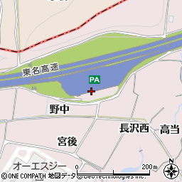 愛知県豊橋市賀茂町（野中）周辺の地図