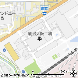 明治大阪工場周辺の地図