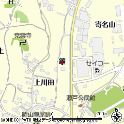 愛知県西尾市吉良町岡山鎧周辺の地図