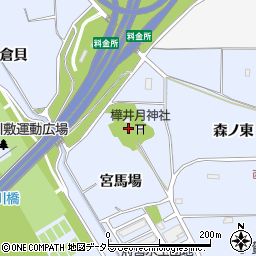 京都府城陽市水主宮馬場30周辺の地図