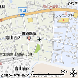 姫路青山郵便局 ＡＴＭ周辺の地図