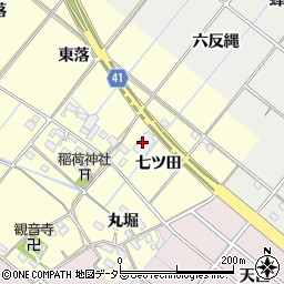 福山通運西尾営業所周辺の地図