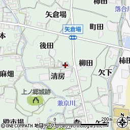 愛知県蒲郡市神ノ郷町後田2周辺の地図