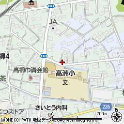 静岡県藤枝市高柳1374周辺の地図