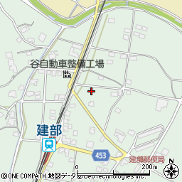 岡山県岡山市北区建部町中田374-3周辺の地図