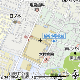 姫路市立城乾小学校周辺の地図
