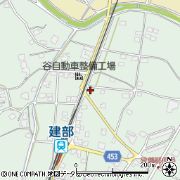 岡山県岡山市北区建部町中田388-3周辺の地図