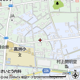 静岡県藤枝市高柳1361-1周辺の地図