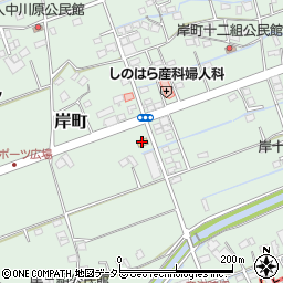 ファミリーマート島田岸町店周辺の地図
