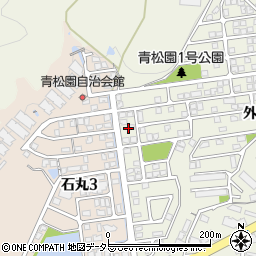 大阪府箕面市外院3丁目20周辺の地図
