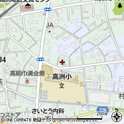 静岡県藤枝市高柳1375-1周辺の地図