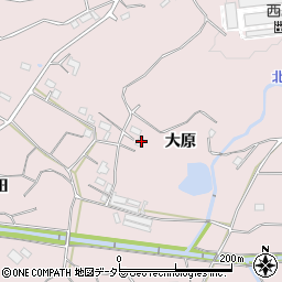 愛知県豊橋市石巻西川町大原周辺の地図