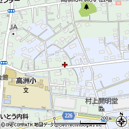 静岡県藤枝市高柳1362-1周辺の地図