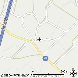 岡山県加賀郡吉備中央町上竹3199周辺の地図